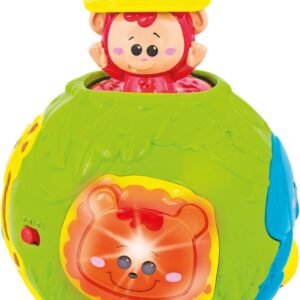 KiddoLab Jungle Animal Roll & Learn Fun Baby Activity Ball. Activity Center