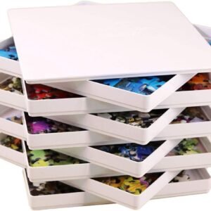 PUZZLE EZ Puzzle Sorting Trays with Lid and 8 Trays Jigsaw Puzzle