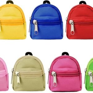 Doll Backpack, Fanspack 7PCS Doll Bag for Doll Backpack Cute Mini Creative