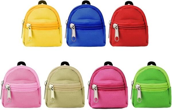 Doll Backpack, Fanspack 7PCS Doll Bag for Doll Backpack Cute Mini Creative