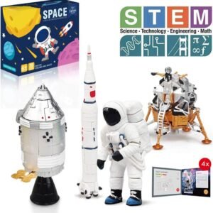 Lehoo Castle Building Toys for 6-8 Year Old, Lunar Space Station Space