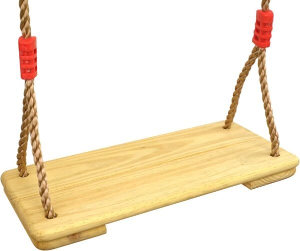 HAPPY PIE PLAY&ADVENTURE Children Wood Hanging Swings Seat with 82 Adjustable Pp