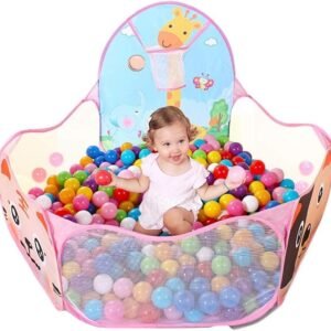 LOJETON Kids Ball Pit Pop Up Children Play Tent, Toddler Ball Animal