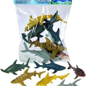Wild Republic Shark Polybag, Educational Toys, Kids Gifts, Aquatic, Zoo Animals, Shark