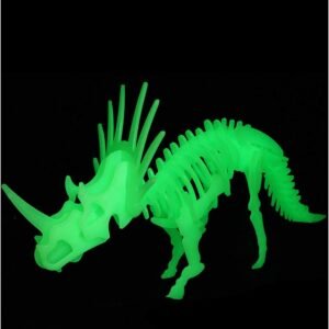 3D Dinosaur Puzzle Night Light Luminous Toys - Building Blocks Age 3