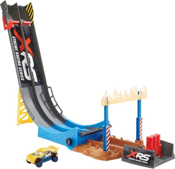 Disney Pixar Cars XRS Mud Racing Big Air Drop Playset