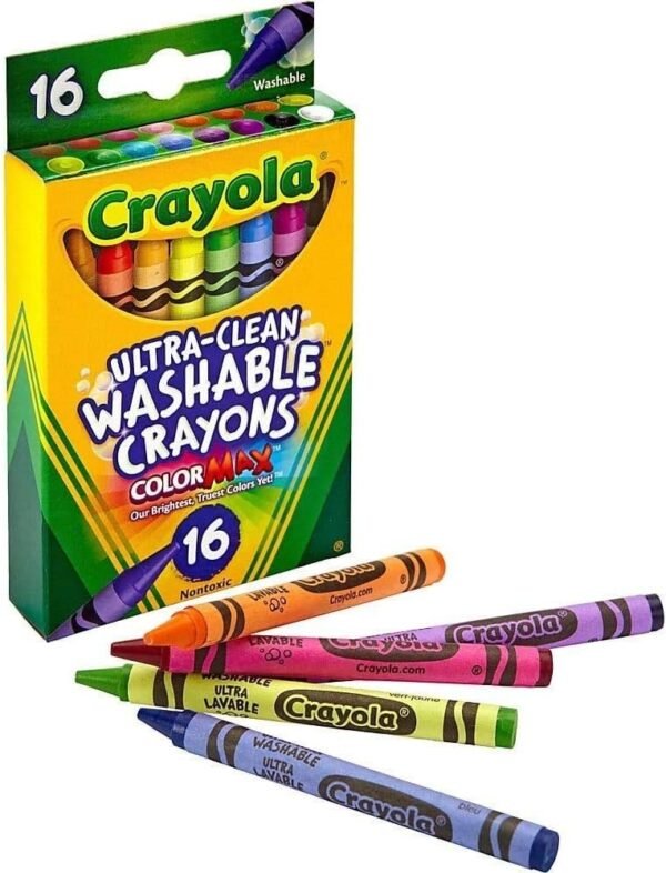 Crayola Ultra-Clean Washable Crayons 526916 Pack of 5 Kit Toy
