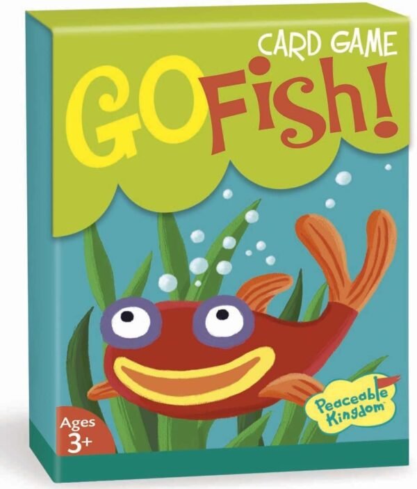 Peaceable Kingdom Go Fish Classic Card Game for Kids - 48 Cards