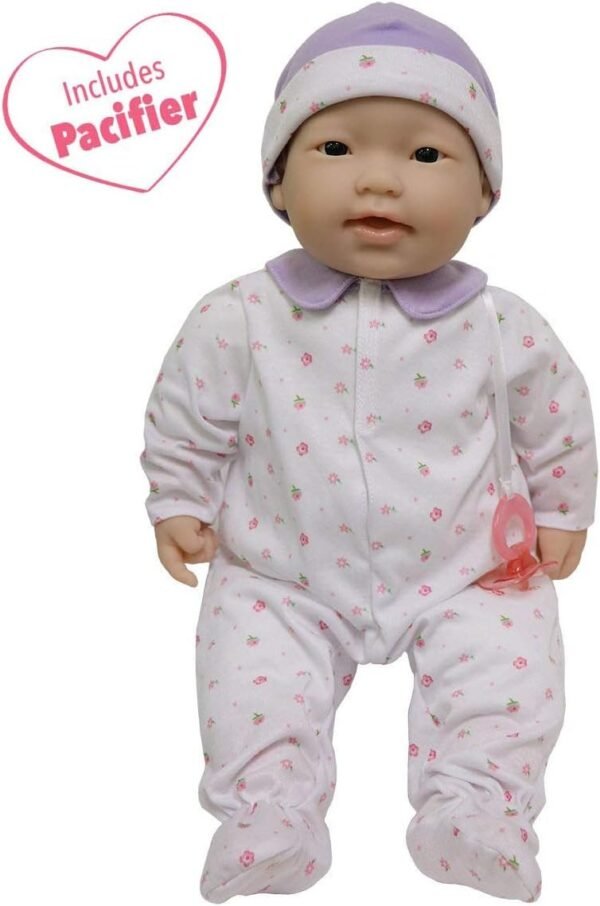 JC Toys, Asian La Baby 20-inch Soft Body Pink Play Doll -