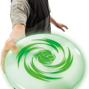 NightZone Horizon Light Up Disc by Toysmith - Flying Disk Toy with