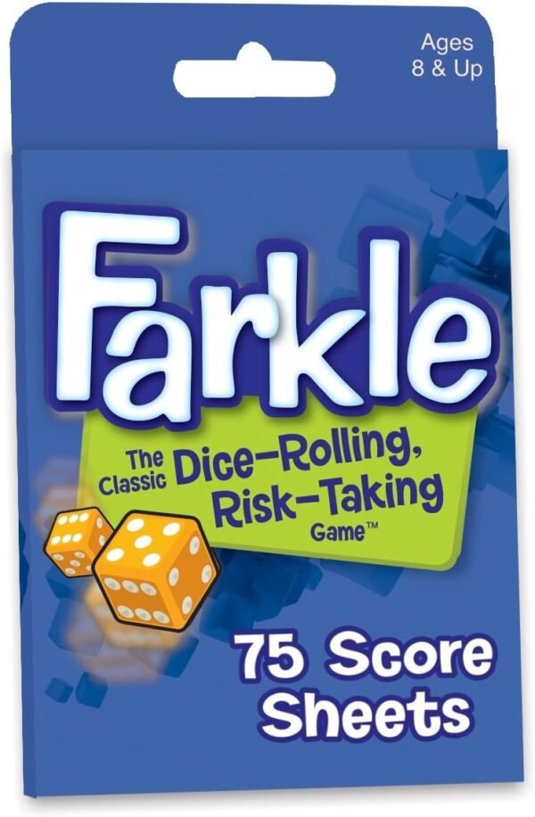 Farkle Score Sheets Kit Toy Fun Kids Pack Set Play