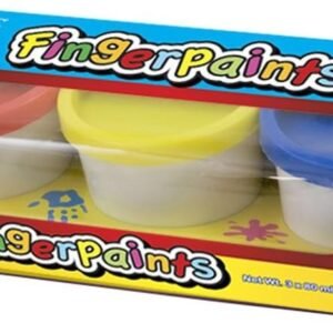 BAZIC Assorted Color 80ml Finger Paint 3/Pack Kit Toy Fun