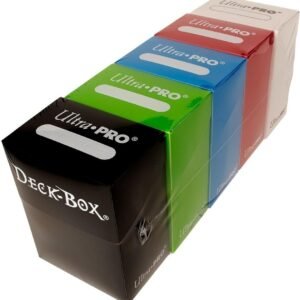 Ultra Pro Magic/Pokemon/YuGiOh Cards Deck Boxes, Set of 5 Red, Blue, Green,