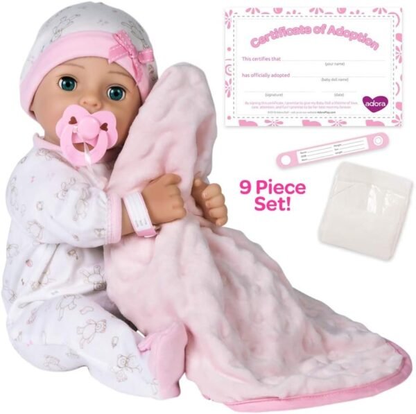 Adora Adoption Baby Hope - 16 inch newborn doll, with accessories and