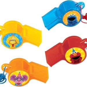 amscan Whistle Favor Sesame Street Collection Party Accessory Kit Toy