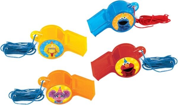 amscan Whistle Favor Sesame Street Collection Party Accessory Kit Toy