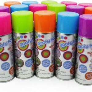 Boley Spray Chalk Washable and Colorful Artwork Fun for Kids Party Pack,