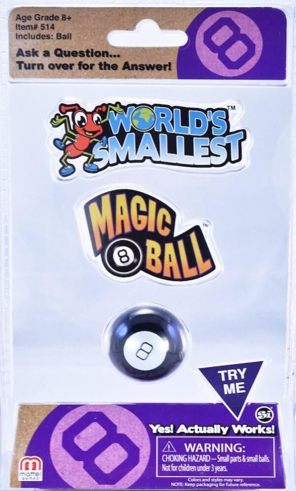 Worlds Smallest Magic 8 Ball Kit Toy Fun Kids Pack