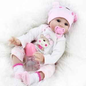 CHAREX 22 Inches Reborn Baby Dolls Handmade Lifelike Baby Girl Dolls Realistic