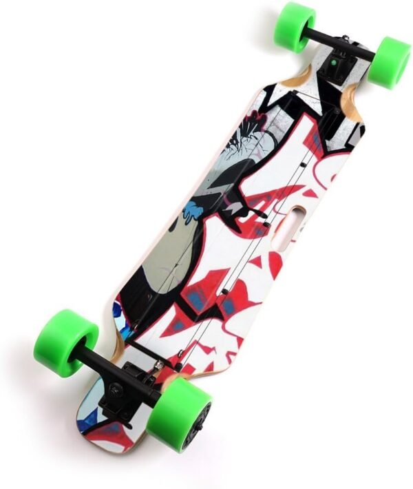 MightySkins Skin Compatible with Blitzart Huracane 38 Electric Skateboard - Graffiti Mash