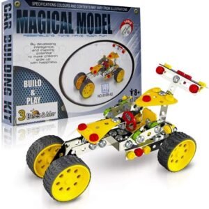 3 Bees & Me STEM Car Building Toy Kit for Kids 8