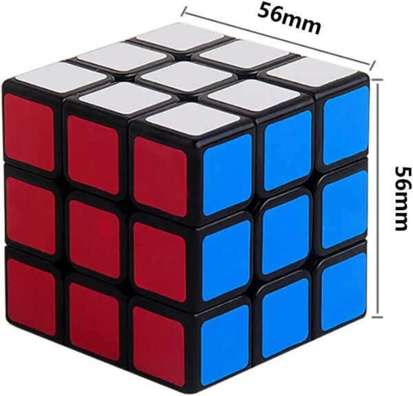 Sengso Speed Cube 3x3 Magic Cube Brain Teaser Puzzle Cube Smooth Turning