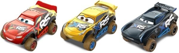 Disney Pixar Cars XRS Mud Racing 3-Pack Kit Toy Fun