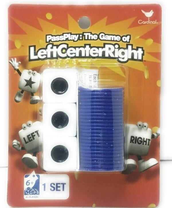 PassPlay The Game of Left Center Right Dice Game Original Version