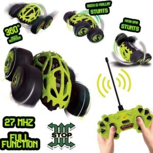 Playmind Overtake Radio Control Stunt Car Beast Brawler RC Car for Kids,