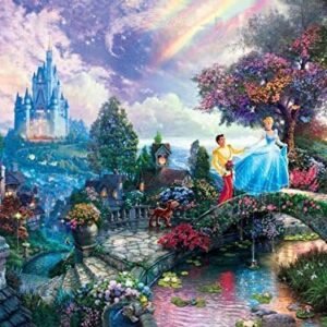 Thomas Kinkade The Disney Dreams Collection Cinderella Wishes Upon a Dream Puzzle,