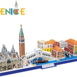 CubicFun 3D Puzzle City Model Kits Toys, Venice Italy Cityline Collection