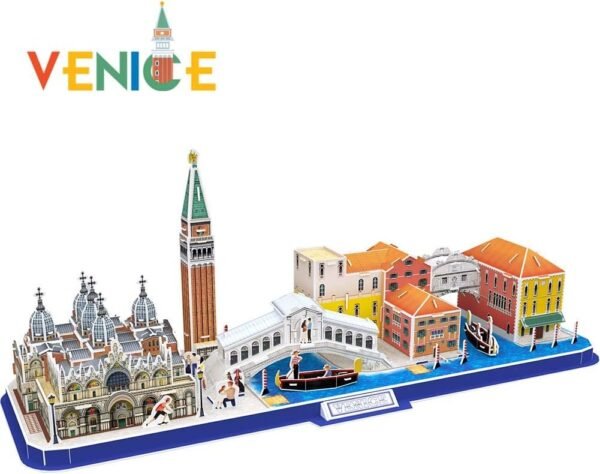 CubicFun 3D Puzzle City Model Kits Toys, Venice Italy Cityline Collection