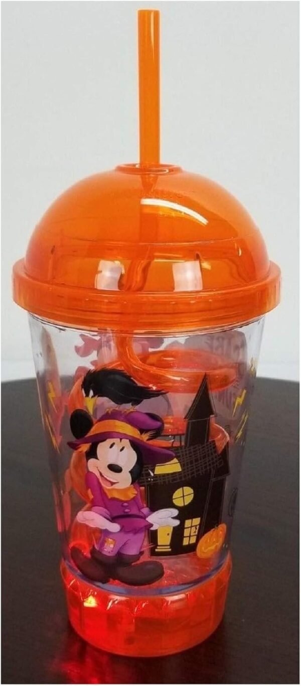 Scare Up Some Fun Halloween Mickey Light-Up Flashing Dometop Tumbler Cup With