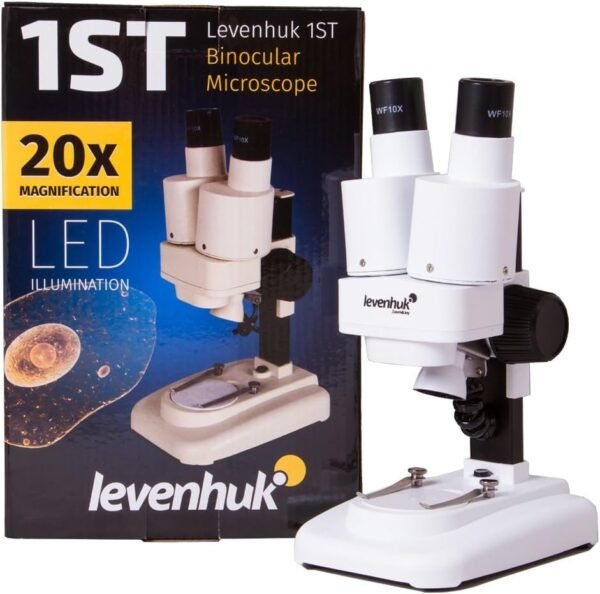 Levenhuk 1ST Kids Stereo Microscope for Observing The Structure of Stones, Coins