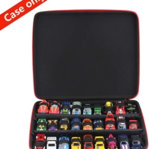 Brappo Hard Storage Carrying Case for Hot Wheels 27 Cars Gift PackBox