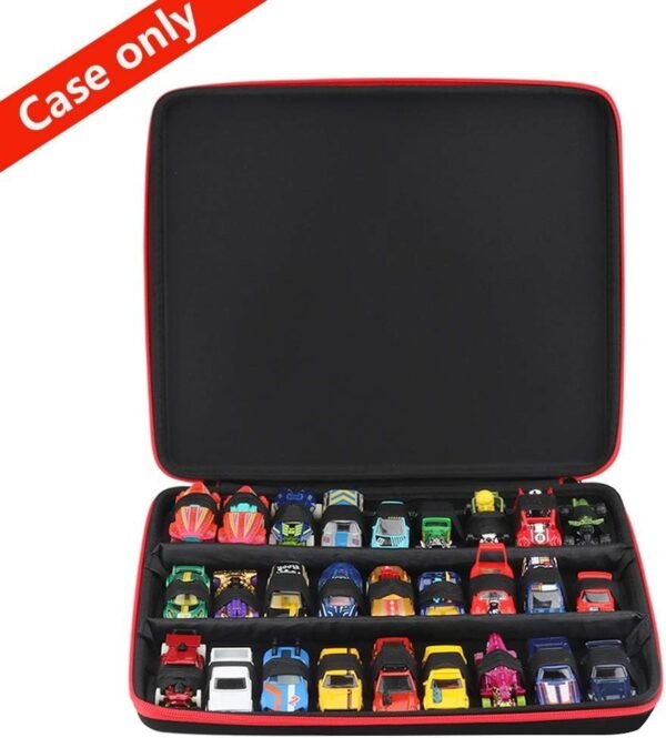 Brappo Hard Storage Carrying Case for Hot Wheels 27 Cars Gift PackBox