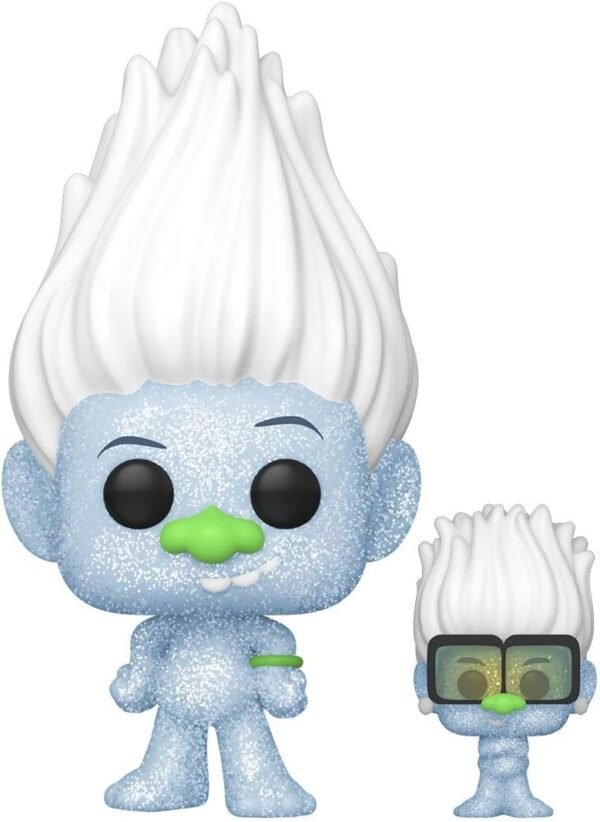 Funko Pop Movies Trolls World Tour - Hip Hop Guy Diamond, Multicolor