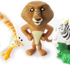 Set of 4 Madagscar 3 to 4 Figures Featuring Gloria the Hippo,