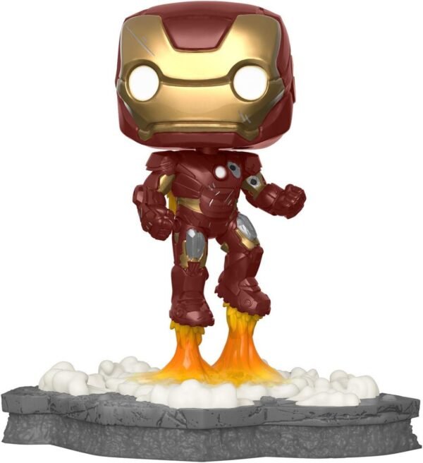 Funko 45610 Pop Deluxe, Marvel Avengers Assemble Series - Iron Man, Amazon