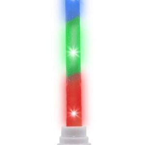 Fun Central LED Light Up Snowflake Wand Toy for Kids with Crystal