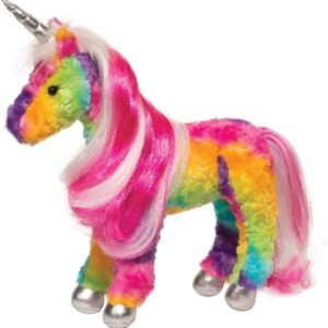 Douglas Joy Rainbow Princess Unicorn Plush Stuffed Animal Kit Toy