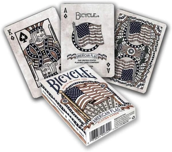 Bicycle American Themed Poker Size Standard Index Playing Cards Kit