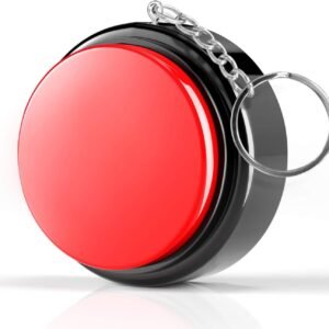 Beanlieve Recordable Sound Talking Button - Sound Button Toy With M7 Keychain,