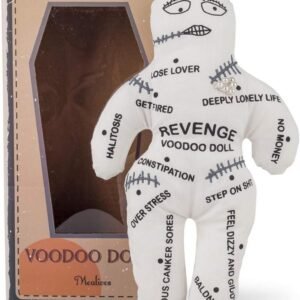 Mealivos Personalised Revenge Voodoo Doll White Kit Toy Fun Kids