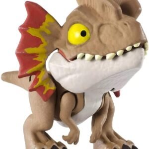 Jurassic World Snap Squad Dilophosaurus - Small Scale Collectible Dinosaur ~ Wave