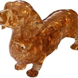 Original 3D Crystal Puzzle - Dachshund Kit Toy Fun Kids