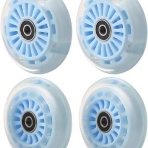 Wiggle Car Polyurethane Replacement Wheels Set Front,2P Light Up, Swing Car Tires