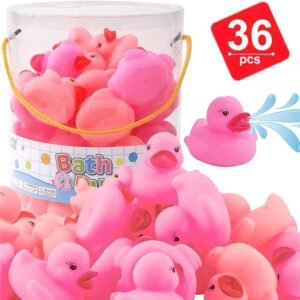 Liberty Imports 36 Pieces Classic Rubber Duck Bath Toys - Float Squeak