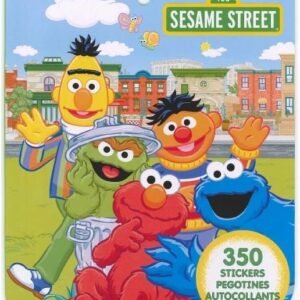 Sesame Street Sticker Book for Kids over 350 stickers-1 PACK