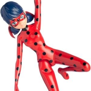 Miraculous 7.5-Inch Jump and Fly Ladybug Action Doll Kit Toy